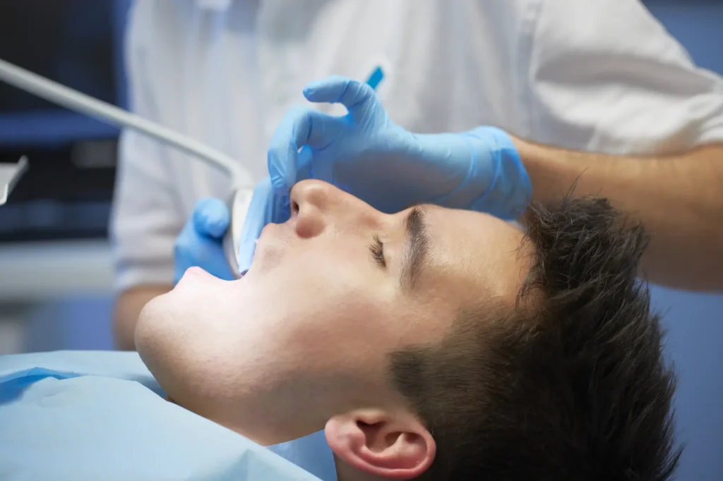 Dentist of Dental Phobia in NY during dental exam